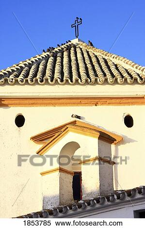 Stock Photography - Chapel Roof, Medina-Sidonia, Cadiz, Spain. Fotosearch