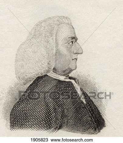 Stock Image - Charles Cotton, 1630 To 1687. English Poet And Writer. From Crabb's Historical Dictionary Published 1825.. Fotosearch