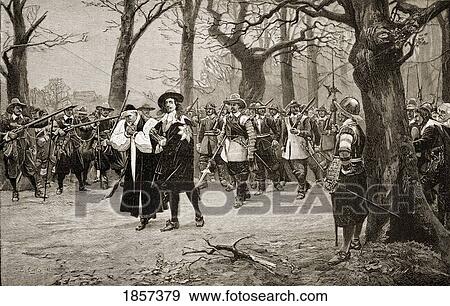Stock Photo - Charles I, King Of England 1600-1649 On His Way To Execution. From The Picture By Ernest Crofts.. Fotosearch