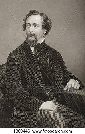 Charles John Huffam Dickens, 1812-1870. English Novelist. Engraved By D. J. Pound From A Photograph By Mayall. From The Book The Drawing-Room Portrait Gallery Of Eminent Personages Published In London 1859. View Large Photo Image Stock Photograph - Charles John Huffam Dickens, 1812-1870. English Novelist. Engraved By D. J. Pound From A Photograph By Mayall. From The Book The Drawing-Room Portrait Gallery Of Eminent Personages Published In London 1859.. Fotosearch