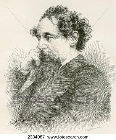 Stock Photo - Charles John Huffam Dickens, 1812 ÃƒÂ¢Ã¢â‚¬Å¡Ã‚Â¬. Fotosearch