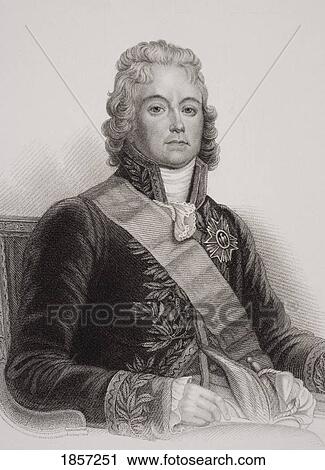 Stock Image - Charles Maurice De Talleyrand Perigord, Prince Of Benevent, 1754-1838. French Politician And Diplomat. Engraved By S. Freeman From A Painting By Gerrard.. Fotosearch