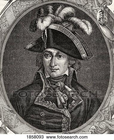 Stock Image - Charles Pichegru, 1761-1804. French General During The French Revolutionary Wars. From Histoire De La Revolution Francaise By Louis Blanc. Fotosearch