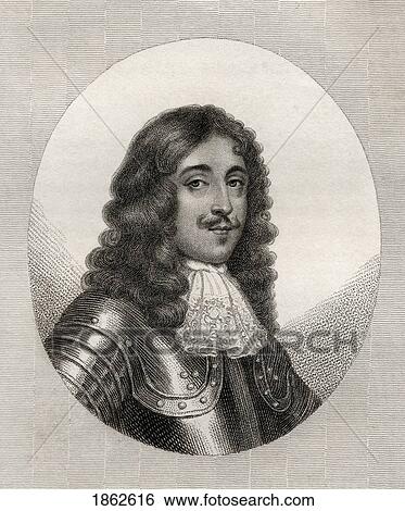 Stock Photograph - Charles Stanley 8Th Earl Of Derby 1628 ÃƒÆ’Ã‚Â» 1672 English Nobleman From The Book A Catalogue Of Royal And Noble Authors Volume Iii Published 1806. Fotosearch