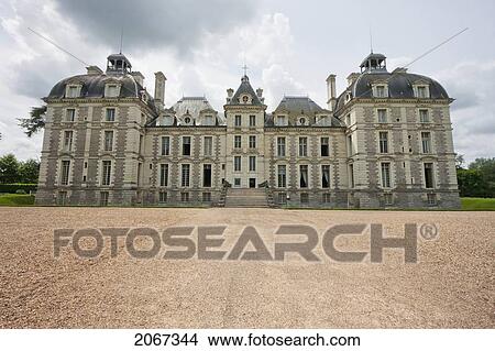 Chateau De Cheverny, Cheverny, France View Large Photo Image Picture - Chateau De Cheverny, Cheverny, France. Fotosearch