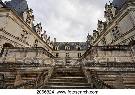 Picture - Chateau De Villandry, Villandry, Indre-Et-Loire, France. Fotosearch