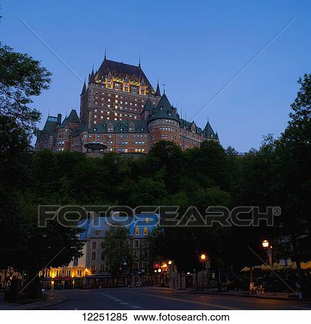Chateau Frontenac and the lower old city; Quebec City, Quebec, Canada View Large Photo Image Stock Photography - Chateau Frontenac and the lower old city; Quebec City, Quebec, Canada. Fotosearch