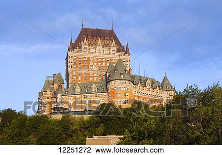 Stock Image - Chateau Frontenac; Quebec City, Quebec, Canada. Fotosearch