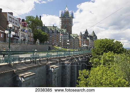 Chateau Frontenac; Quebec City Quebec Canada View Large Photo Image Stock Photography - Chateau Frontenac; Quebec City Quebec Canada. Fotosearch