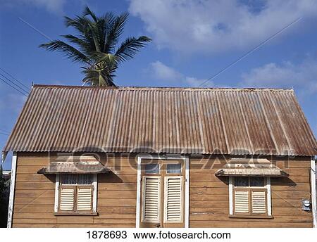 Stock Image - Chattel House. Fotosearch