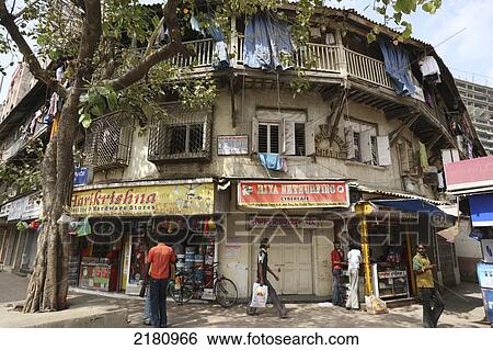 Chawl housing in the Mill district; Mumbai, India View Large Photo Image Stock Photograph - Chawl housing in the Mill district; Mumbai, India. Fotosearch