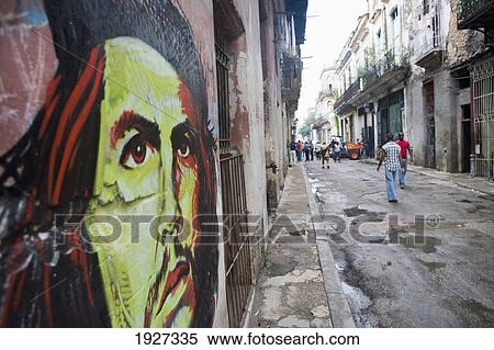 Che Guevara Mural On Wall In Street View Large Photo Image Stock Photography - Che Guevara Mural On Wall In Street. Fotosearch