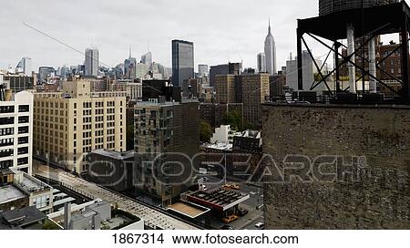 Chelsea Area Of Manhattan, New York, Usa View Large Photo Image Picture - Chelsea Area Of Manhattan, New York, Usa. Fotosearch