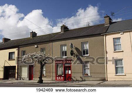 Cherry Blossom Tree Outside Irish Pub; Buttevant County Cork Ireland View Large Photo Image Stock Photo - Cherry Blossom Tree Outside Irish Pub; Buttevant County Cork Ireland. Fotosearch