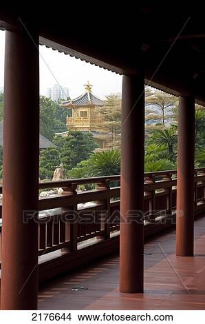 Chi Lin Nunnery, Kowloon, Hong Kong View Large Photo Image Picture - Chi Lin Nunnery, Kowloon, Hong Kong. Fotosearch