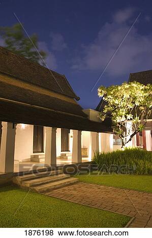 Chiang Mai, Thailand; The Rachamankha Hotel View Large Photo Image Stock Photo - Chiang Mai, Thailand; The Rachamankha Hotel. Fotosearch