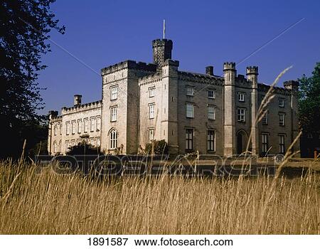 Stock Photo - Chiddingstone Castle Exterior. Fotosearch