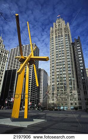 ' Chief ' Sculpture By John Henry In Front Of Buildings, Chicago, Illinois, Usa View Large Photo Image Stock Photograph - ' Chief ' Sculpture By John Henry In Front Of Buildings, Chicago, Illinois, Usa. Fotosearch