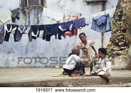 Children Playing In The Back Streets View Large Photo Image Stock Photo - Children Playing In The Back Streets. Fotosearch