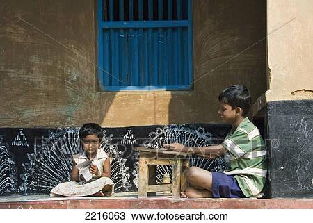 Children Studying At Raghurajpur Artists View Large Photo Image Stock Image - Children Studying At Raghurajpur Artists. Fotosearch