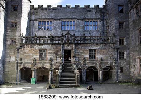 Stock Photo - Chillingham Castle, Northumberland, England. Fotosearch