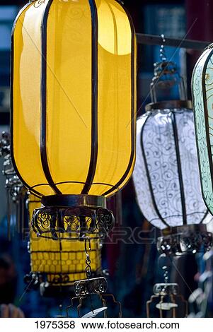 Stock Photo - China, Beijing, Decorative Lanters.. Fotosearch