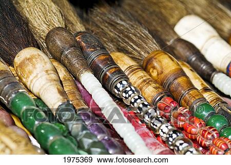 China, Beijing, Horse Hair Calligraphy Brushes. View Large Photo Image Stock Photo - China, Beijing, Horse Hair Calligraphy Brushes.. Fotosearch
