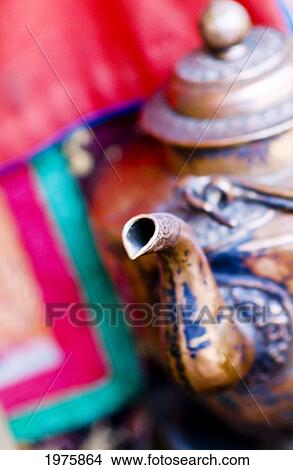Picture - China, Beijing, Indian Styled Tea Kettle.. Fotosearch