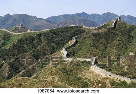 Picture - China, Great Wall Of China; Mu Tian Yu. Fotosearch