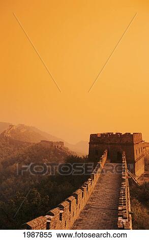 Stock Photography - China, Great Wall Of China; Mu Tian Yu. Fotosearch