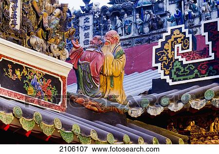 Stock Photo - China, Guangdong, Ancestral Temple; Foshan. Fotosearch