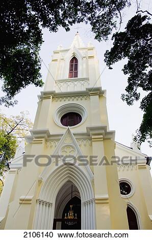 China, Guangdong, Shamian Island; Guangzhou, Church View Large Photo Image Stock Image - China, Guangdong, Shamian Island; Guangzhou, Church. Fotosearch