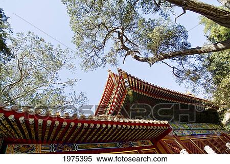 China, Jing Shan Park; Beijing, Central Building View Large Photo Image Stock Photography - China, Jing Shan Park; Beijing, Central Building. Fotosearch