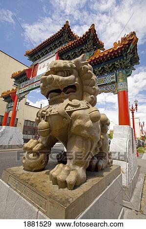 Stock Photo - Chinatown Gateway; Portland, Oregon, United States Of America. Fotosearch