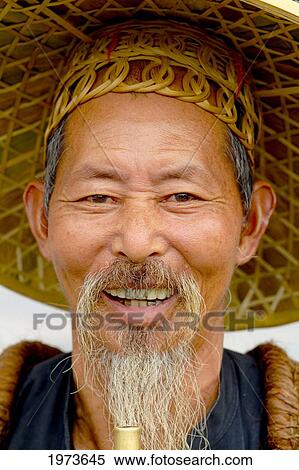 Stock Photography - Chine, Beijing, An Elderly Chinese Man.. Fotosearch