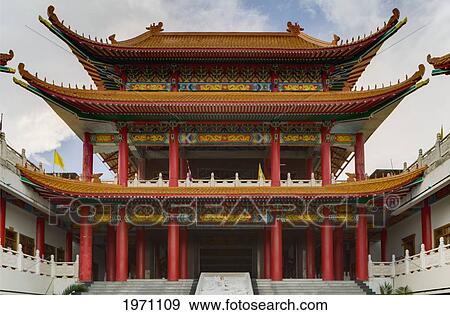 Chinese Temple; Chiang Mai Thailand View Large Photo Image Stock Photo - Chinese Temple; Chiang Mai Thailand. Fotosearch