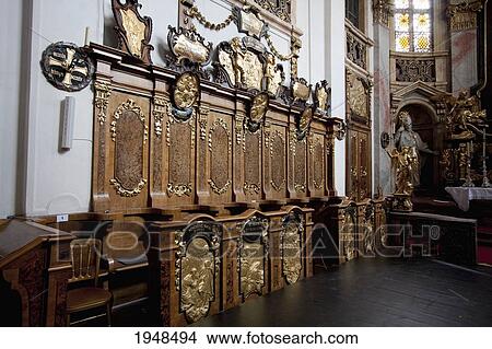 Picture - Choir of the Chorherrenstift church, Duernstein in Wachau, Lower Austria, Austria. Fotosearch
