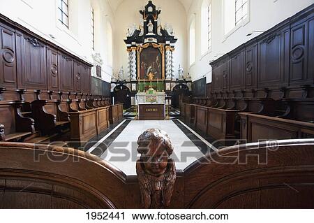 Choir of the Church of the Beguinage of Bruges (Begijnhof of Brugge), West Flanders, Belgium View Large Photo Image Stock Image - Choir of the Church of the Beguinage of Bruges (Begijnhof of Brugge), West Flanders, Belgium. Fotosearch