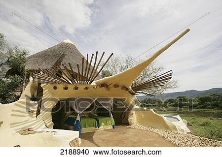 Stock Image - Chongwe Safari House, Lower Zambezi National Park; Zambia. Fotosearch