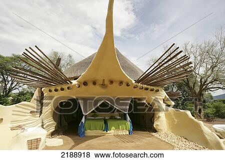 Stock Photo - Chongwe Safari House, Lower Zambezi National Park; Zambia. Fotosearch