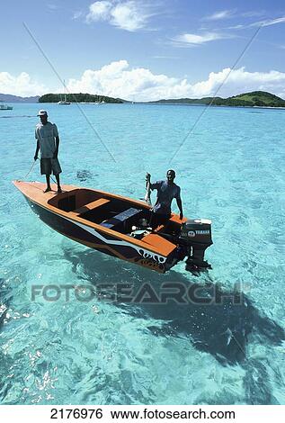 Stock Photograph - Chris Caldicott/Axiom Tabago Cayes Grenadines Caribbean. Fotosearch