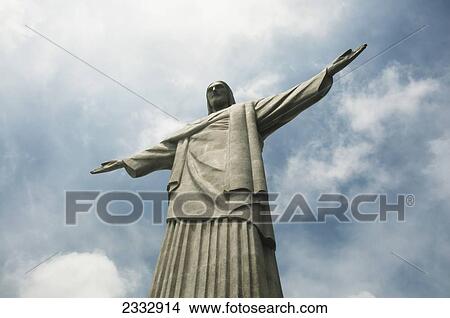 Christ The Redeemer Statue, Corcovado Mountain, Tijuca Forest National Park; Rio De Janeiro, Brazil View Large Photo Image Picture - Christ The Redeemer Statue, Corcovado Mountain, Tijuca Forest National Park; Rio De Janeiro, Brazil. Fotosearch
