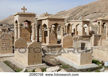 Christian Cemetery In Alqosh (Alkosh) Iraqi Kurdistan, Iraq View Large Photo Image Stock Photo - Christian Cemetery In Alqosh (Alkosh) Iraqi Kurdistan, Iraq. Fotosearch