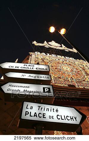Christmas decorations in Paris, France Outside the department store Les Galleries La Fayette on the Boulevard Haussman View Large Photo Image Stock Photography - Christmas decorations in Paris, France Outside the department store Les Galleries La Fayette on the Boulevard Haussman. Fotosearch