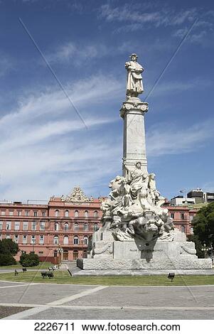 Christopher Columbus Statue, Parque Colon, Buenos Aires, Argentina, South America View Large Photo Image Stock Image - Christopher Columbus Statue, Parque Colon, Buenos Aires, Argentina, South America. Fotosearch