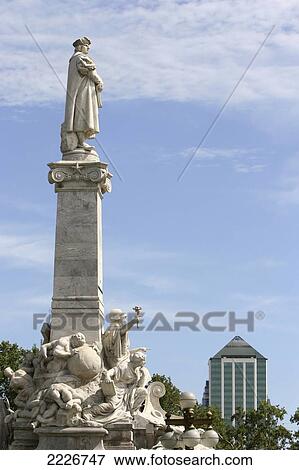 Christopher Columbus Statue, Parque Colon, Buenos Aires, Argentina, South America View Large Photo Image Stock Photo - Christopher Columbus Statue, Parque Colon, Buenos Aires, Argentina, South America. Fotosearch