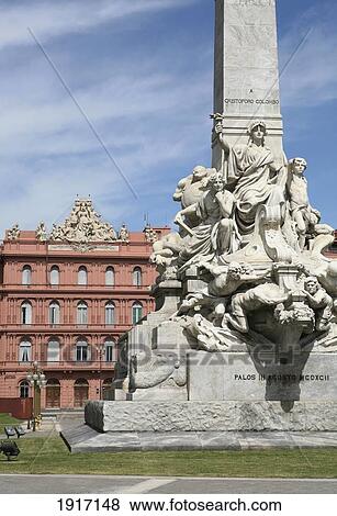 Stock Photo - Christopher Columbus Statue. Fotosearch