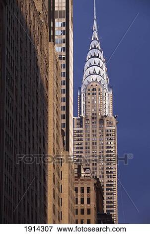 Chrysler Building View Large Photo Image Stock Photo - Chrysler Building. Fotosearch