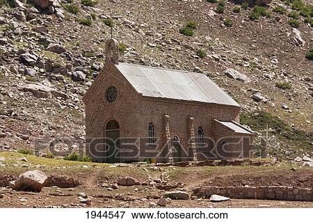 Church by Puente del Inca, Mendoza, Argentina View Large Photo Image Stock Photo - Church by Puente del Inca, Mendoza, Argentina. Fotosearch