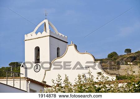 Church In Port De La Selva Village View Large Photo Image Stock Photo - Church In Port De La Selva Village. Fotosearch